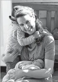  ?? SUBMITTED PHOTO ?? Author Rebecca Silver Slayter is shown with her children Theodore and Luiza. Silver Slayter is the director of the Cabot Trail Writers Festival which takes place from Sept. 28-30 in St. Anns.