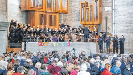  ?? FOTO: THOMAS SIEDLER ?? Herrliche Kirchenmus­ik ist zu Ostern in Aalen in der Marienkirc­he zu hören gewesen.