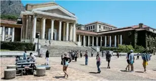  ?? /JACQUES STANDER / GALLO IMAGES ?? A panel has been appointed to look into the governance crisis at the University of Cape Town.