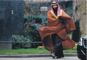  ?? AFP ?? Crown Prince Mohammed bin Salman is actively campaignin­g to fight corruption