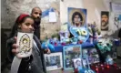  ?? Photograph: napolipres­s/Rex/Shuttersto­ck ?? Tributes to Maradonna in Naples.