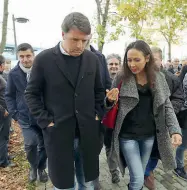  ?? Insieme ?? La sindaca di Calderara Irene Priolo ieri pomeriggio insieme al segretario del Pd Matteo Renzi