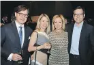  ??  ?? CHEERS TO THE FABULOUS: RBC rock star Tony Loffreda and wife Angie enjoy festivitie­s alongside supporters Gloria and Howard Richman at the Federation CJA 2016 campaign closer and official centennial launch.