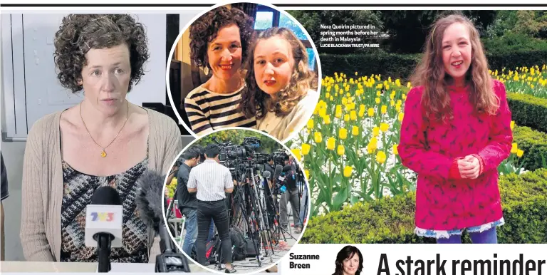  ?? LUCIE BLACKMAN TRUST/PA WIRE ?? Nora Quoirin pictured in spring months before her death in Malaysia