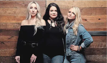  ?? DONN JONES THE ASSOCIATED PRESS ?? Ashley Monroe, left, Angaleena Presley and Miranda Lambert of the Pistol Annies have a new album, “Interstate Gospel,” out on Friday.