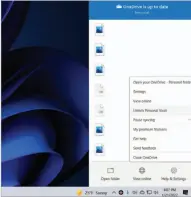  ?? ?? To find Personal Vault in Windows, just right-click the Onedrive icon.