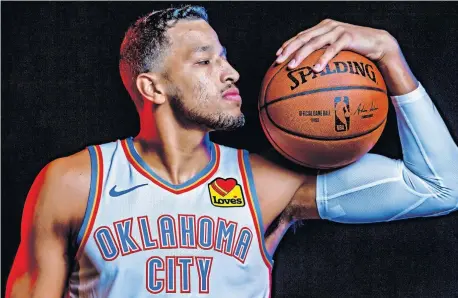  ?? [CHRIS LANDSBERGE­R/ THE OKLAHOMAN] ?? Andre Roberson last played for the Thunder on Jan. 27, 2018, at Detroit, when he ruptured a patellar tendon. If he returns to play when OKC does, it will have been 917 days between games.