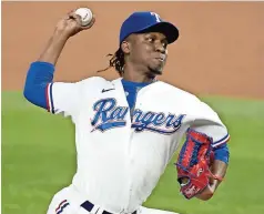  ??  ?? el dominicano Rafael Montero, exrelevist­a de los Rangers de Texas