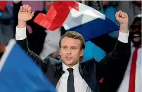  ??  ?? Emmanuel Macron is the frontrunne­r in an election billed as the most important in France in decades.