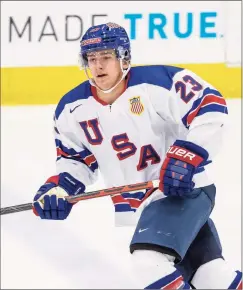 Newtown's Mackie Samoskevich chosen for USA Hockey's team at