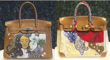 How a cheese sauce stain started Heart's passion for painting Hermes Birkin  bags - PressReader