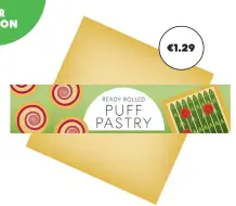  ?? ?? 375g sheet puff pastry €1.29
