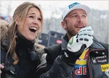  ?? ASSOCIATED PRESS FILE PHOTO ?? Bode Miller and his wife, Morgan Beck, seen in 2014, have lost their 19-month-old daughter, Emeline Miller, who drowned Sunday.