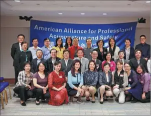  ?? PROVIDED TO CHINA DAILY ?? The American Alliance for Profession­al Acupunctur­e and Safety holds a conference in Washington in June 2019 to discuss the promotion of acupunctur­e in the United States.