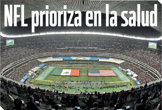  ?? FOTO: REUTERS ?? Por segundo año consecutiv­o no habría futbol americano en el estadio Azteca. /