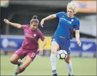  ?? PICTURE: PA ?? HOMECOMING: Chelsea defender Millie Bright, right, will represent England at the New York Stadium in Rotherham on Sunday.