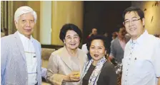  ??  ?? (From left) Ernie and Lourdes Fajardo with Marivic Lopa-Silva and Philip Uy.