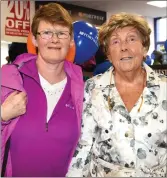  ?? Photo by Michelle Cooper Galvin ?? Cline O’Sullivan and Ann Lenihan Killarney at the opening of Portwest, New Street, Killarney on Friday.