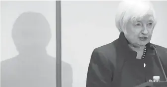  ?? CHARLES KRUPA, AP ?? What’smost likely to happen, experts say, is that the Fed, led by chairwoman Janet Yellen, will strongly signal a December increase.