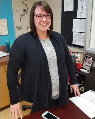  ??  ?? The students, staff and school community from Holy Redeemer would like to welcome the newest member of the teaching staff, Ms. Heather Vande Voorde. Ms. Vande Voorde will be teaching high school English, junior high Lifeskills, and the school Reading Program.