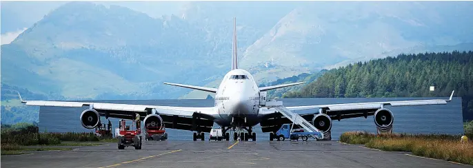  ?? Reuters/File ?? A Lufthansa Boeing 747 sits on the tarmac at the site of French aircraft storage and recycling company Tarmac Aerosave in Tarbes. Boeing 737 MAX jets have been grounded since crashes killed 346 people in Ethiopia and Indonesia.