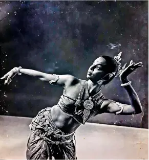  ??  ?? Sheer artistry: Upeka as Sita in the ballet Dance of Shiva. Photo courtesy Studio Times