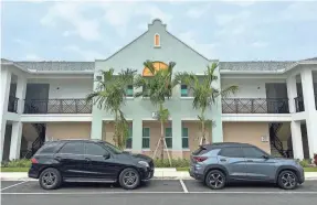  ?? ?? Leasing for the Island Cove Apartments in Delray Beach started in summer 2023. Within months, all 60 units were filled.