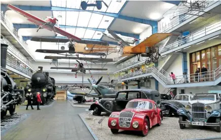  ??  ?? RIGHT: This Czech Republic museum houses an eclectic mix of transports of delight