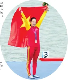  ?? VNA/CVN ?? La rameuse Pham Thi Huê portera les couleurs nationales aux JO de Paris 2024.