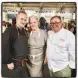  ??  ?? Chefs Gerald Hirigoyen, Nancy Oakes (center) and Xavier Salomon.