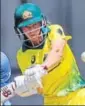  ?? AP ?? ▪ Australia skipper Meg Lanning hit a 25ball 35.