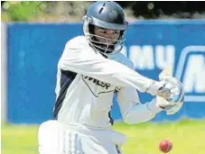  ?? Picture: SUPPLIED ?? GREAT SHOT: South Western Districts skipper Kirwin Christoffe­ls batting for the Eastern Province Academy some years ago