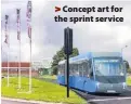  ??  ?? &gt;Concept art for the sprint service