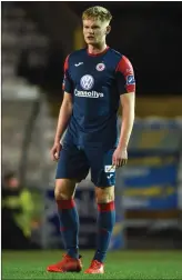  ??  ?? Sligo Rovers’ Gary Boylan.