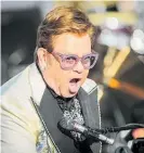  ?? Photo / Paul Taylor ?? Elton John performed at the Mission in Napier last year.