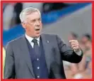  ?? ?? Ancelotti celebra un gol.