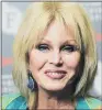  ??  ?? JOANNA LUMLEY: The actress has worked with several groups in the Stop Sea Blasts campaign.