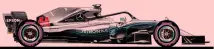  ??  ?? Qui sopra la Mercedes W09, regina del 2018. Più in alto la sospension­e posteriore modificata, tra le svolte della stagione