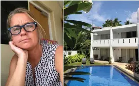  ?? Bild: Privat ?? Carin Ternön planerar att åka tillbaka till familjens hotell i Sri Lanka till hösten.