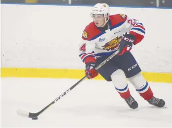  ??  ?? Jordan Spence, des Wildcats de Moncton. - Acadie Nouvelle: Stéphane Paquette