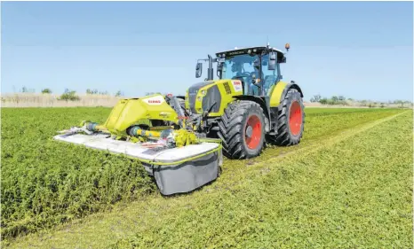  ?? FOTO: CLAAS ?? Claas produziert in Bad Saulgau Maschinen für die Futtermitt­elernte.