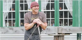  ?? ALEXI HOBBS ?? Mallard Cottage chef-owner Todd Perrin likes to reinvent traditiona­l Newfoundla­nd dishes.