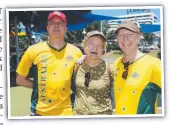  ?? Picture: Tertius Pickard ?? Johannes, Sigrid and Ewald Jaske at the Broadwater Parklands.