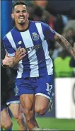  ?? AFP ?? Porto’s Wenderson Galeno celebrates his stoppage-time goal against Arsenal.