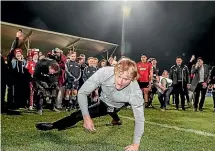  ?? GETTY IMAGES ?? Scott Robertson, celebratin­g the Crusaders’ Super Rugby triumph earlier this year, is pondering his coaching options.