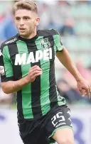  ??  ?? JUVE-TOTTENHAM Domenico Berardi, 21 anni, attaccante del Sassuolo in orbita Juve. Ma non solo