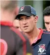  ??  ?? Ben James is head coach of the Developmen­t XV for the first time.