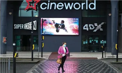  ?? Photograph: Matthew Horwood ?? Cineworld is to close all 127 of its UK cinemas from Thursday.