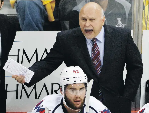  ?? GENE J. PUSKAR/AP/FILES ?? With the Capitals eliminated, head coach Barry Trotz keeps an eye on the club he has history with — the Predators.