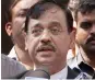  ??  ?? Public prosecutor Ujjwal Nikam speaks to the media in Mumbai on Thursday.
—
